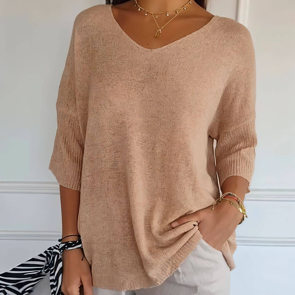 Tordis™ – Stilig Myk Strikket Skjorte